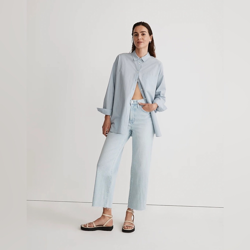 Madewell The Perfect Vintage Wide-Leg Crop Jean